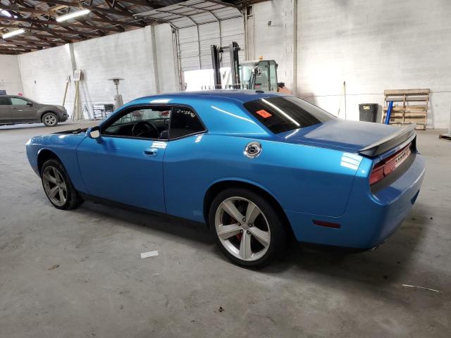 2B3CJ7DW7AH146590 - 2010 DODGE CHALLENGER SRT-8 BLUE photo 2