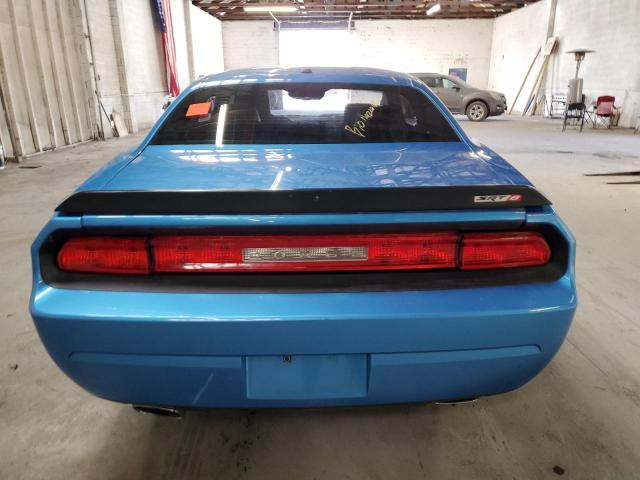 2B3CJ7DW7AH146590 - 2010 DODGE CHALLENGER SRT-8 BLUE photo 6