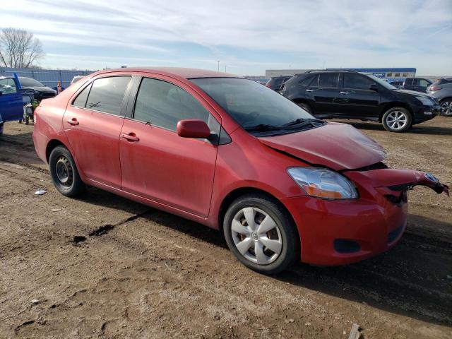 JTDBT923071145247 - 2007 TOYOTA YARIS RED photo 4