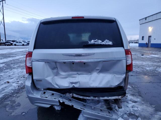 2C4RC1BG7CR249792 - 2012 CHRYSLER TOWN & COU TOURING SILVER photo 6