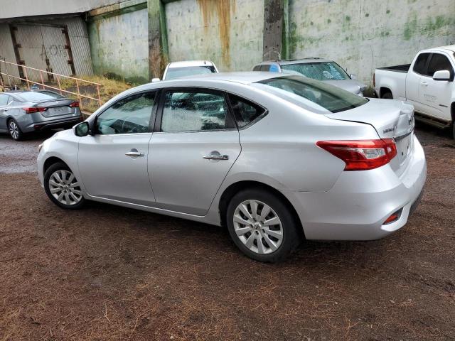 3N1AB7AP2KY248720 - 2019 NISSAN SENTRA S SILVER photo 2