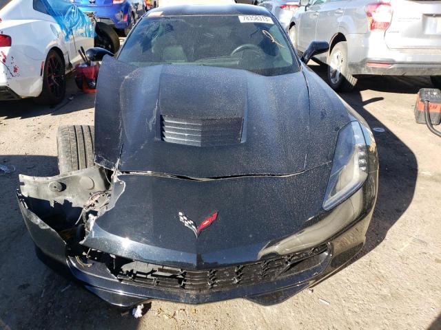 1G1YB2D74H5110153 - 2017 CHEVROLET CORVETTE STINGRAY 1LT BLACK photo 5