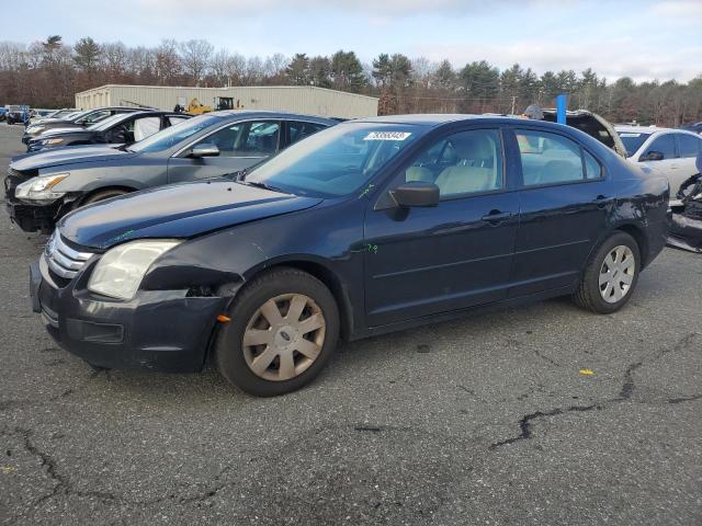 3FAHP06Z58R250694 - 2008 FORD FUSION S BLUE photo 1