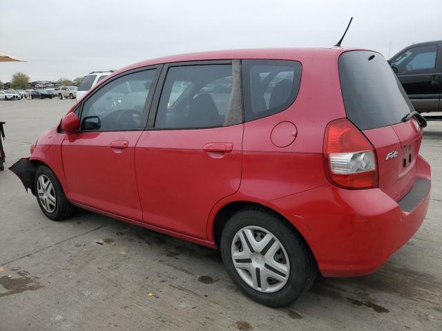 JHMGD38458S001834 - 2008 HONDA FIT RED photo 2