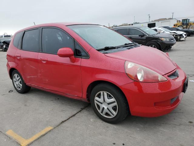 JHMGD38458S001834 - 2008 HONDA FIT RED photo 4