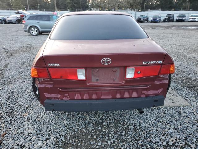 4T1BG22K4YU753092 - 2000 TOYOTA CAMRY CE RED photo 6