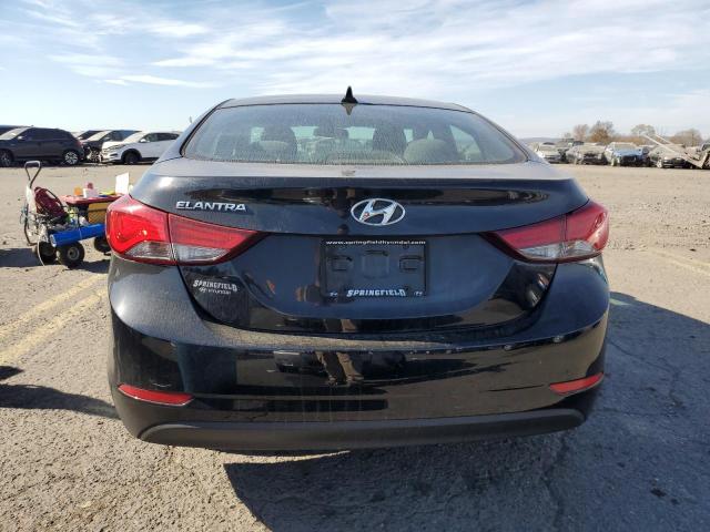 5NPDH4AE0EH537361 - 2014 HYUNDAI ELANTRA SE BLACK photo 6