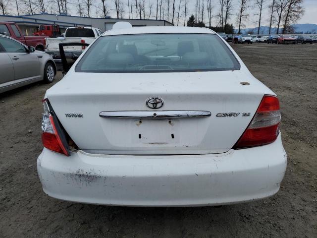 4T1BE32K02U062743 - 2002 TOYOTA CAMRY LE WHITE photo 6