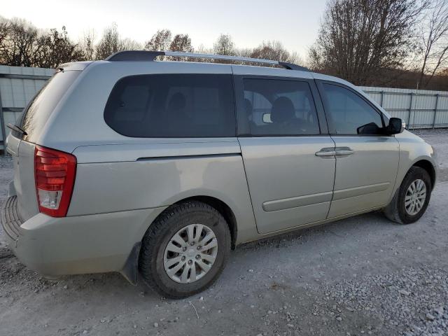 KNDMG4C70E6589794 - 2014 KIA SEDONA LX SILVER photo 3