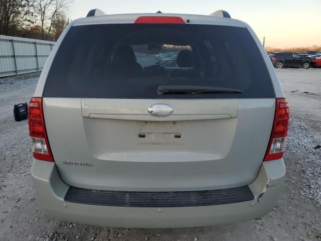 KNDMG4C70E6589794 - 2014 KIA SEDONA LX SILVER photo 6