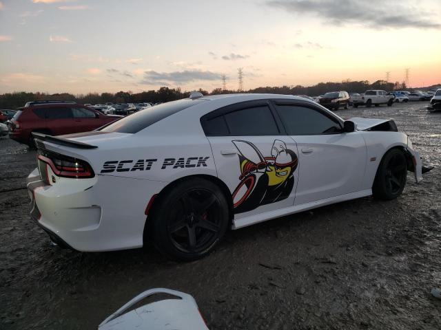 2C3CDXGJ7KH611557 - 2019 DODGE CHARGER SCAT PACK WHITE photo 3