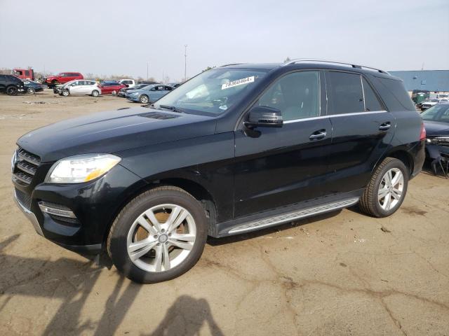 4JGDA5HB1EA406058 - 2014 MERCEDES-BENZ ML 350 4MATIC BLACK photo 1