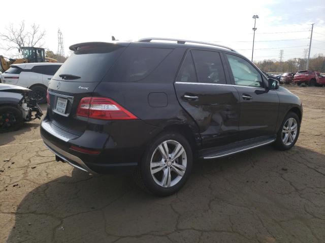 4JGDA5HB1EA406058 - 2014 MERCEDES-BENZ ML 350 4MATIC BLACK photo 3