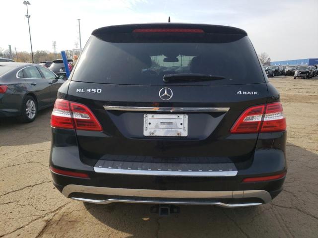 4JGDA5HB1EA406058 - 2014 MERCEDES-BENZ ML 350 4MATIC BLACK photo 6