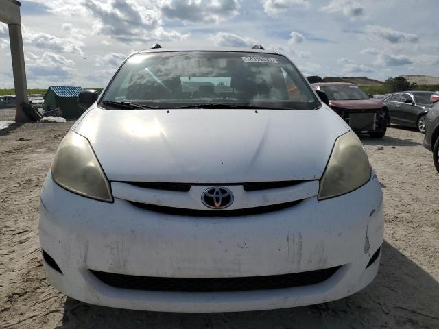 5TDZK23C69S265924 - 2009 TOYOTA SIENNA CE WHITE photo 5