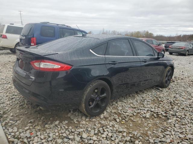 3FA6P0HD6ER128205 - 2014 FORD FUSION SE BLACK photo 3