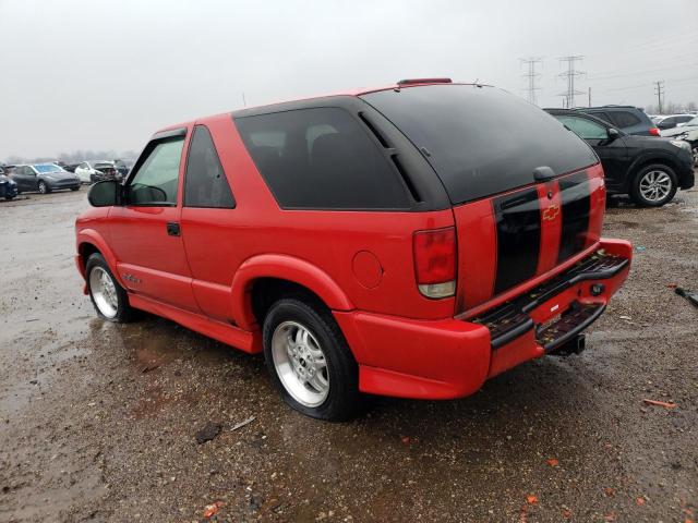 1GNCS18X23K162176 - 2003 CHEVROLET BLAZER RED photo 2