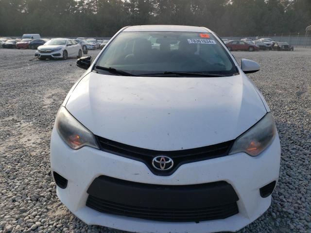 2T1BURHE0FC314182 - 2015 TOYOTA COROLLA L WHITE photo 5