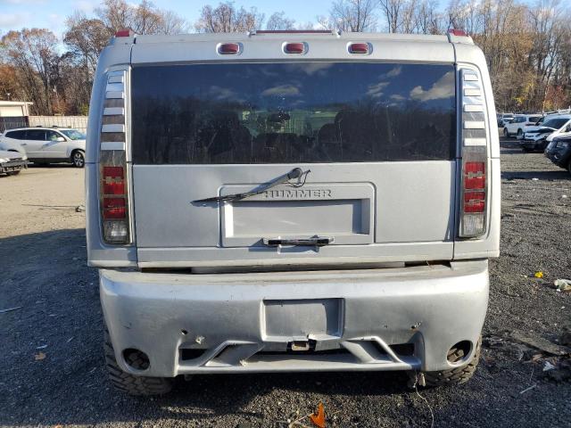 5GRGN23U46H108396 - 2006 HUMMER H2 SILVER photo 6