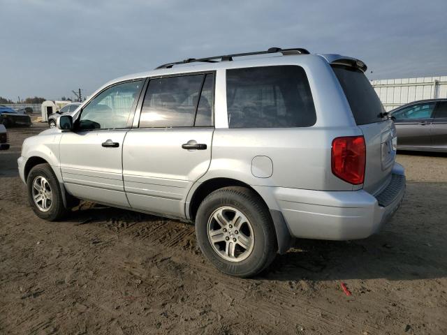 2HKYF18744H522325 - 2004 HONDA PILOT EXL SILVER photo 2