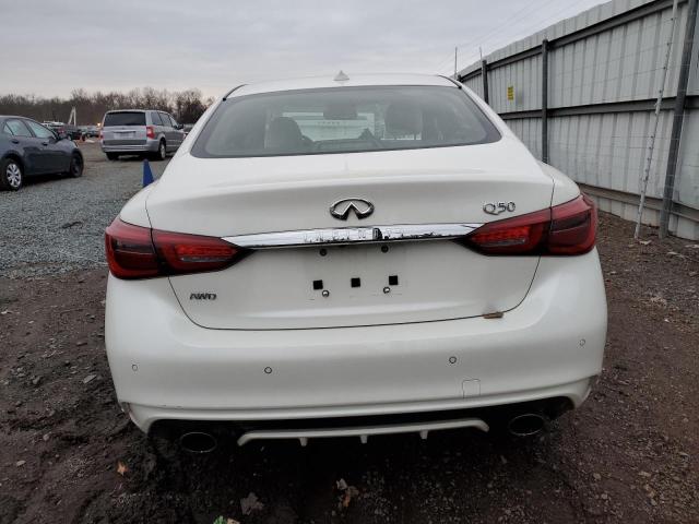 JN1EV7CR0NM340360 - 2022 INFINITI Q50 SENSORY WHITE photo 6