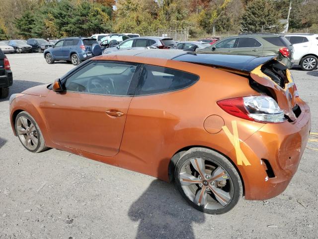 KMHTC6AD7CU047673 - 2012 HYUNDAI VELOSTER ORANGE photo 2