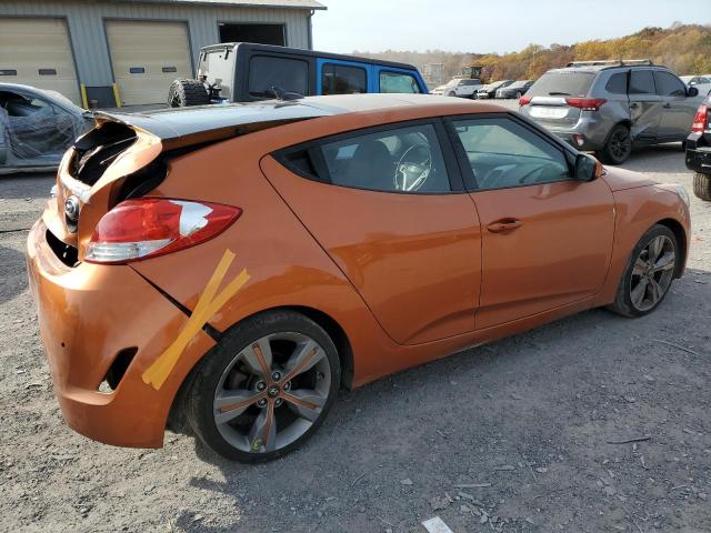 KMHTC6AD7CU047673 - 2012 HYUNDAI VELOSTER ORANGE photo 3