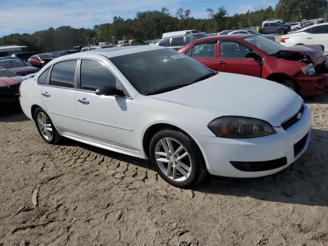 2G1WC5E3XD1118349 - 2013 CHEVROLET IMPALA LTZ WHITE photo 4