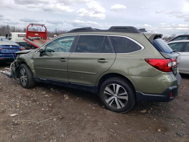 4S4BSAJC0K3268187 - 2019 SUBARU OUTBACK 2.5I LIMITED GREEN photo 2