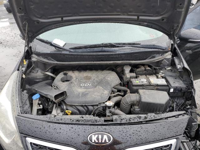KNADN4A35E6388105 - 2014 KIA RIO EX BLACK photo 11