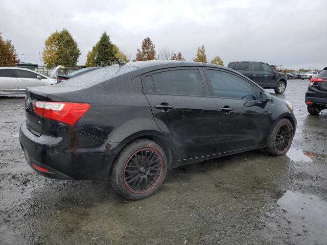 KNADN4A35E6388105 - 2014 KIA RIO EX BLACK photo 3