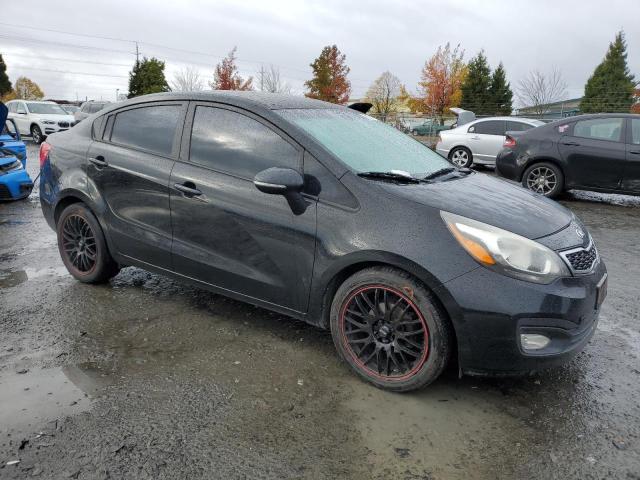 KNADN4A35E6388105 - 2014 KIA RIO EX BLACK photo 4