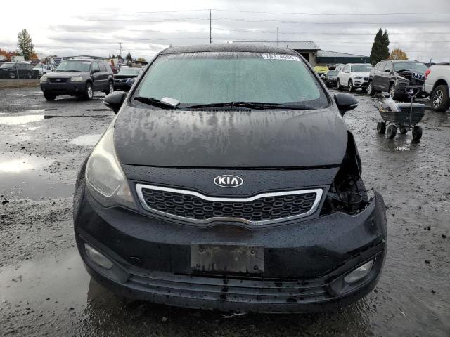 KNADN4A35E6388105 - 2014 KIA RIO EX BLACK photo 5