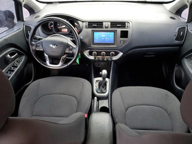 KNADN4A35E6388105 - 2014 KIA RIO EX BLACK photo 8