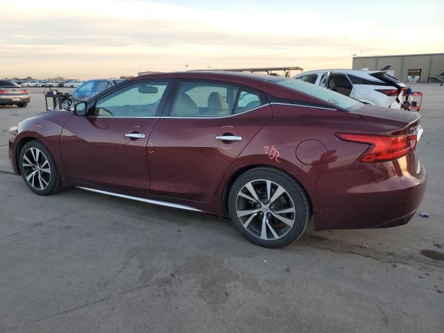 1N4AA6AP8GC907559 - 2016 NISSAN MAXIMA 3.5S BURGUNDY photo 2