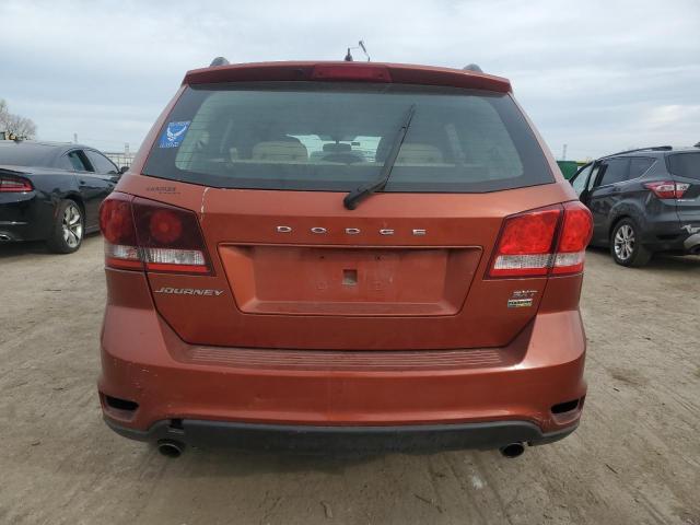 3C4PDCBG9ET126706 - 2014 DODGE JOURNEY SXT ORANGE photo 6