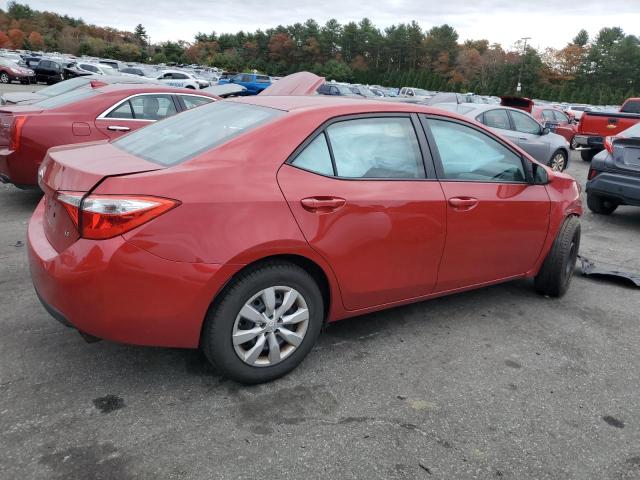 5YFBURHE6EP137989 - 2014 TOYOTA COROLLA L RED photo 3