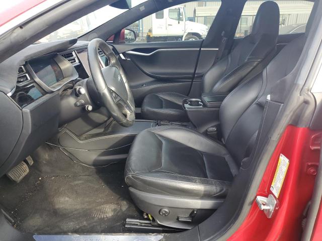 5YJSA1E20GF134489 - 2016 TESLA MODEL S Qırmızı foto 7
