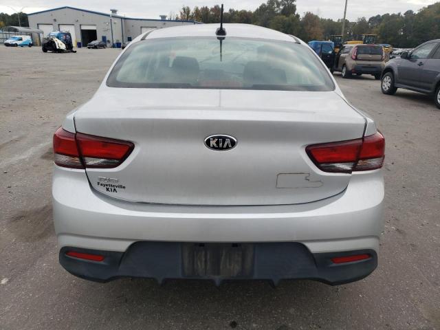 3KPA24AB7JE079276 - 2018 KIA RIO LX SILVER photo 6