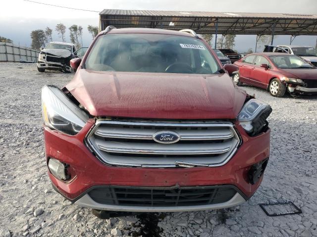 1FMCU9J98JUA68586 - 2018 FORD ESCAPE TITANIUM RED photo 5