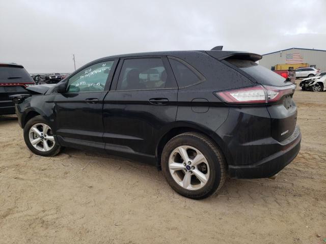 2FMTK4G86FBB86074 - 2015 FORD EDGE SE BLACK photo 2