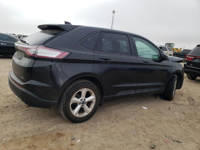 2FMTK4G86FBB86074 - 2015 FORD EDGE SE BLACK photo 3