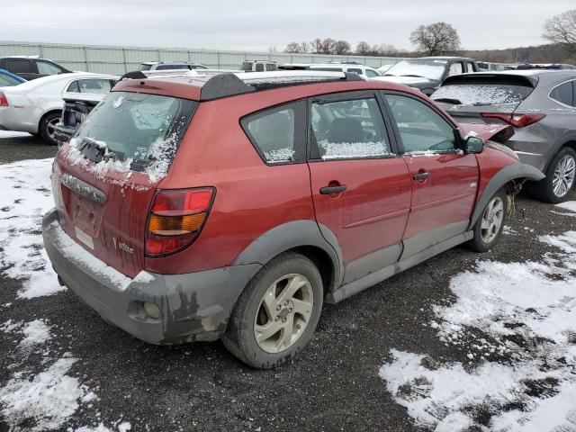 5Y2SL65888Z412269 - 2008 PONTIAC VIBE RED photo 3