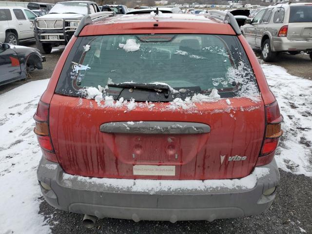 5Y2SL65888Z412269 - 2008 PONTIAC VIBE RED photo 6