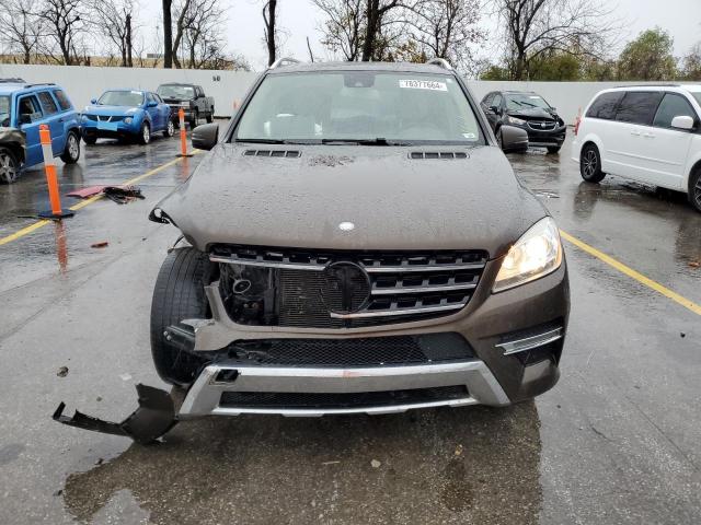 4JGDA5HB6EA365183 - 2014 MERCEDES-BENZ ML 350 4MATIC BROWN photo 5
