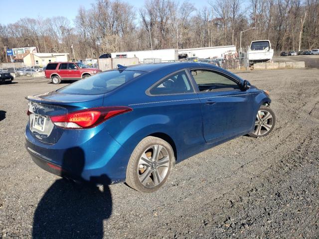 KMHDH6AH5EU026400 - 2014 HYUNDAI ELANTRA CO GS BLUE photo 3