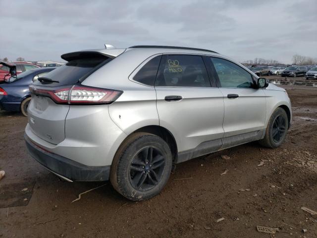 2FMPK4J9XJBC11117 - 2018 FORD EDGE SEL SILVER photo 3