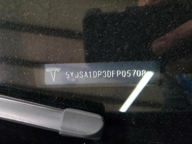 5YJSA1DP3DFP05708 - 2013 TESLA MODEL S Մոխրագույն լուսանկար 12