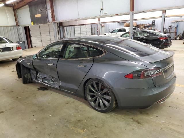 5YJSA1DP3DFP05708 - 2013 TESLA MODEL S GRAY photo 2