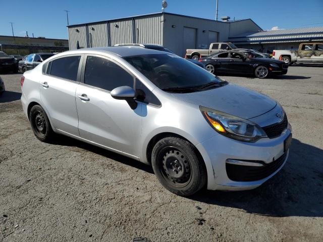 KNADM4A30H6021491 - 2017 KIA RIO LX SILVER photo 4